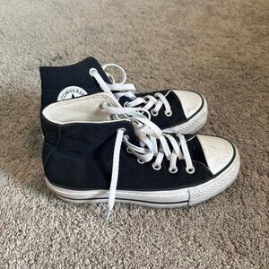 Converse Black and White High Top Sneakers